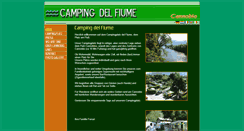 Desktop Screenshot of campingdelfiume.it