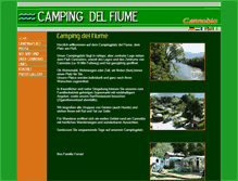 Tablet Screenshot of campingdelfiume.it